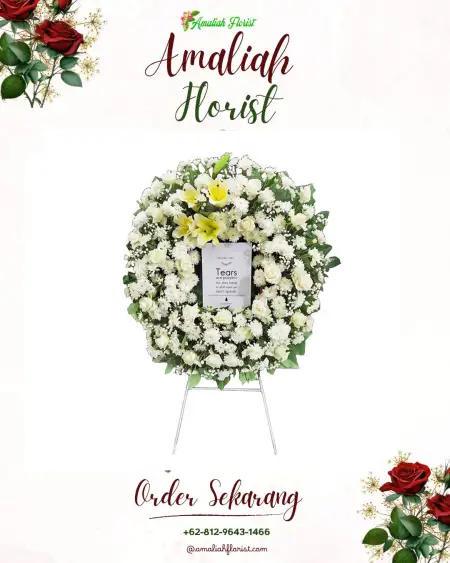 Krans Bunga Duka Sekotong